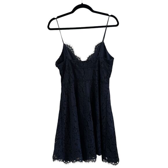 Joie Damasia Navy Lace Spaghetti Strap Dress Size Large NWT - Picture 4 of 8